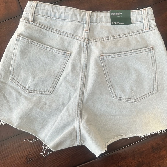 NWT Wild Fable Blue Distressed Jean Shorts - Picture 4 of 4